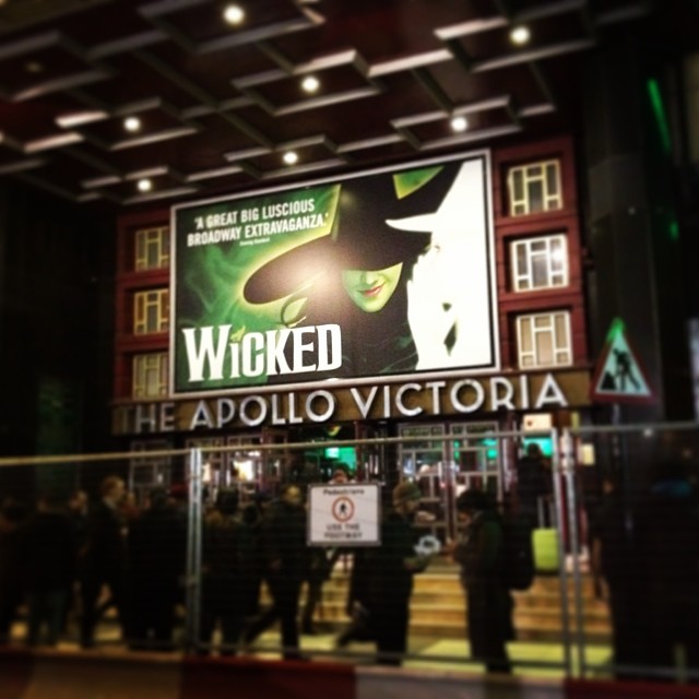 We saw Wicked in London. It was quite spectacular and I loved it.