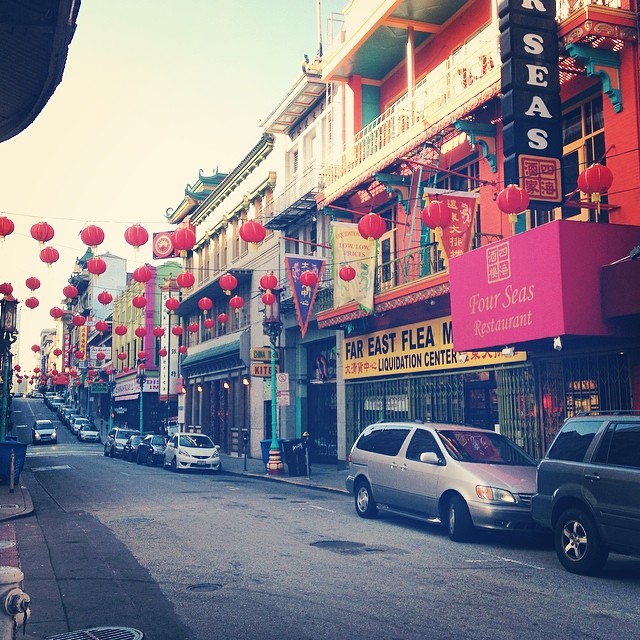 Chinatown in San Francisco. I wandered down the streets before most places were open and it was nice to walk down the streets without very many other people. The emptiness was strangely soothing.